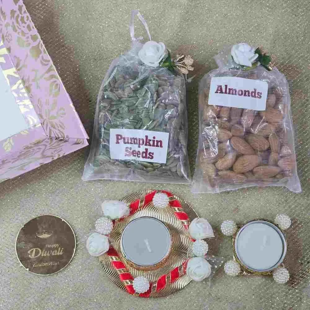 Luxury Corporate Gift Box with Almonds and Pumpkin Seeds